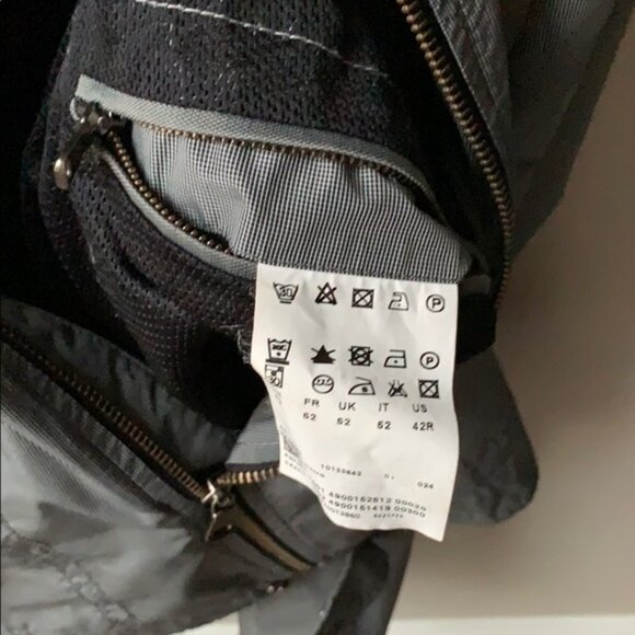 Hugo Boss Cael Gray Windbreaker Bomber Varsity Zip-up Jacket Coat - Picture 8 of 8